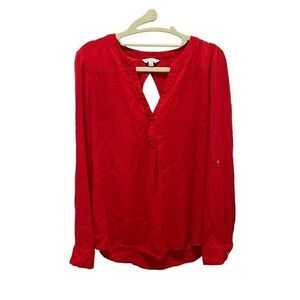 Candie’s women’s red dress shirt, size M